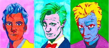 Doctor Who Pop Art created by a Net School student in Art Club