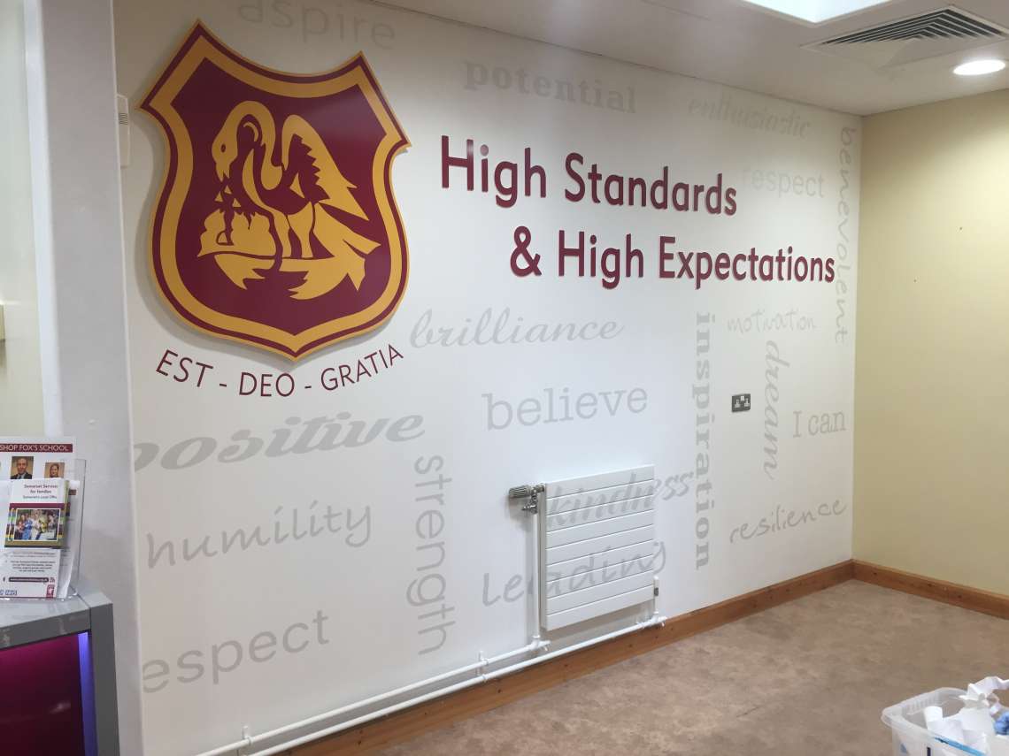 School signage by PJ Signs