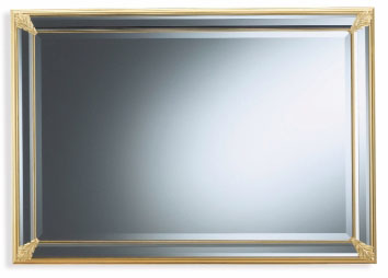 A framed mirror made by Weston Super Frames