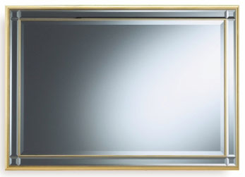 A framed mirror made by Weston Super Frames