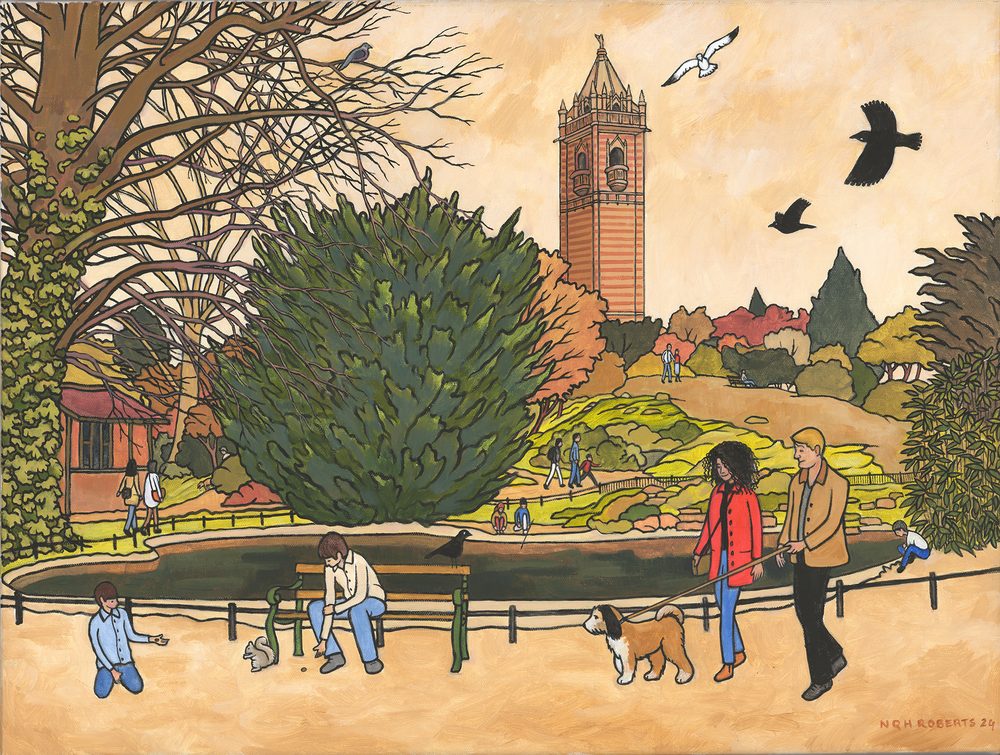 Cabot Tower &ndash; Bristol &mdash; a painting by Nick Roberts