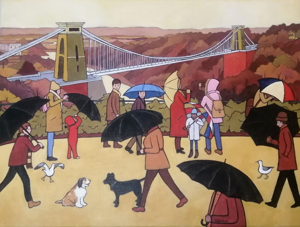 Clifton Suspension Bridge l &mdash; a painting by Nick Roberts